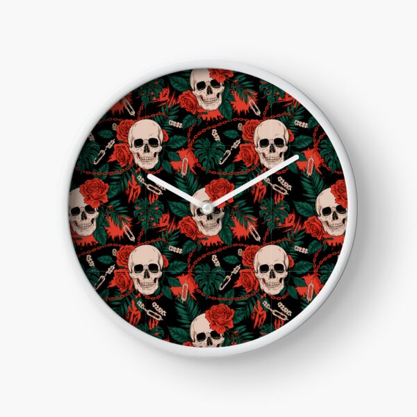 Item preview, Dark Botanical Grunge – Roses, Skulls, and Chains designed and sold by RvinJo8.
