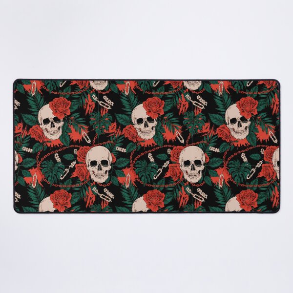 Item preview, Dark Botanical Grunge – Roses, Skulls, and Chains designed and sold by RvinJo8.