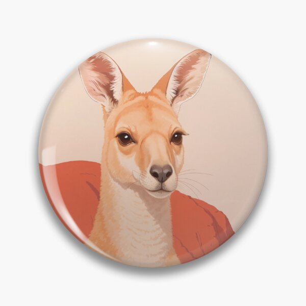 Item preview, large kangaroo in the Australian outback designed and sold by Mauswohn.