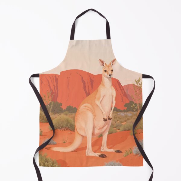 Item preview, large kangaroo in the Australian outback designed and sold by Mauswohn.