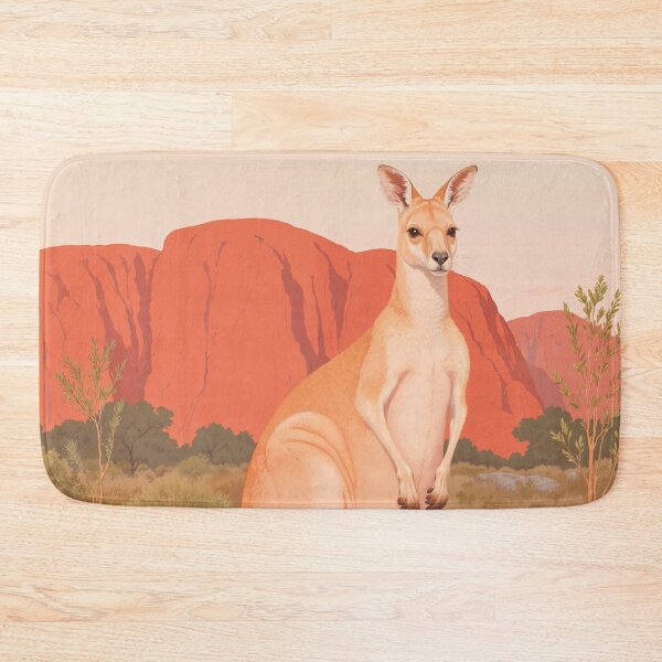 Item preview, large kangaroo in the Australian outback designed and sold by Mauswohn.