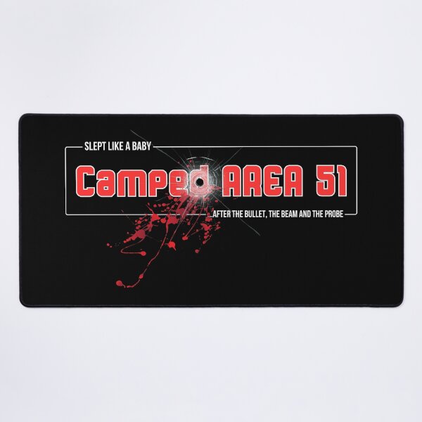 Item preview, Camped Area 51 – Slept Like a Baby (After the Beam, the Bullet, and the Probe) Humorous | Alien | Sci-fi Survivor | Conspiracy-core | Dark humor designed and sold by eatmorvelopator.