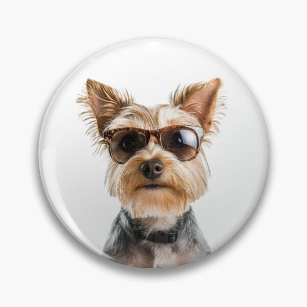 Item preview, Funny cool Silky Terrier Dog wearing sunglasses designed and sold by LazyOwlStore.