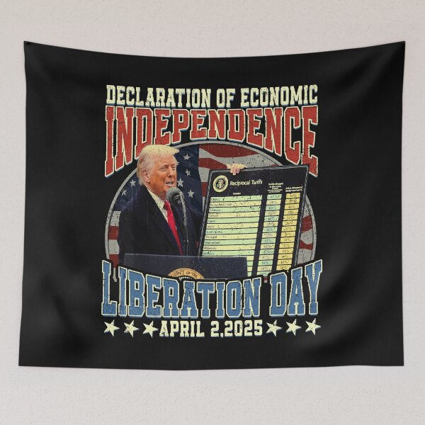 Item preview, Trump Tariffs Chart Declaration of Economic Independence 2025  designed and sold by MackenzieBin.