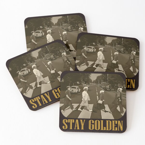Item preview, Golden Girls Stay Golden Abbey Road designed and sold by RUMI-ART-PLANET.