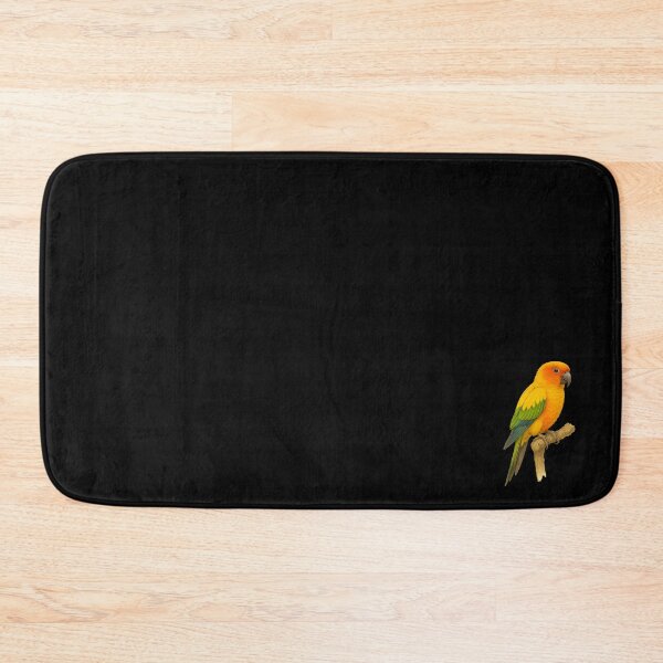 Item preview, Vibrant Sun Conure Parakeet – Watercolor Nature Illustration designed and sold by mia-miranda.