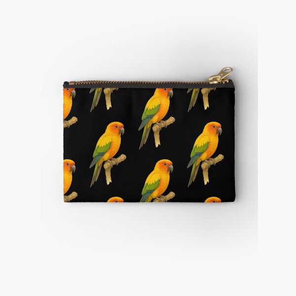 Item preview, Vibrant Sun Conure Parakeet – Watercolor Nature Illustration designed and sold by mia-miranda.
