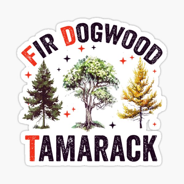 Item preview, Subtle Tree Fir Dogwood Tamarack designed and sold by MackenzieBin.