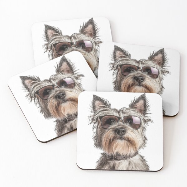 Item preview, Funny cool Skye Terrier Dog wearing sunglasses designed and sold by LazyOwlStore.