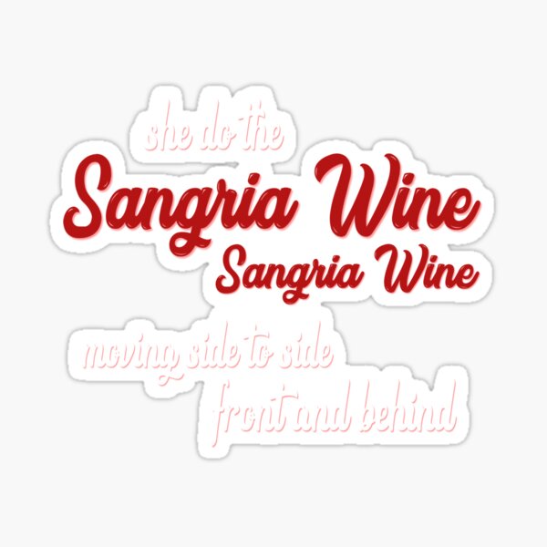 Vista previa del artículo con la obra «Sangría vino Camila Cabello», diseñado y vendido por xSMxSerena.