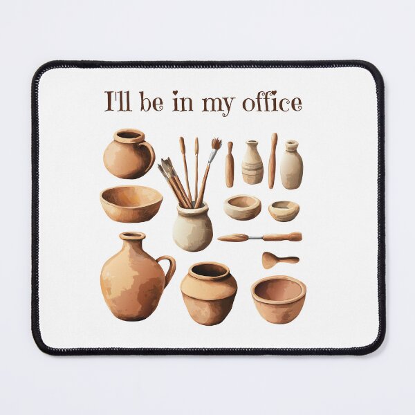 Item preview, Pottery tools craft office designed and sold by Fixelgraphic.