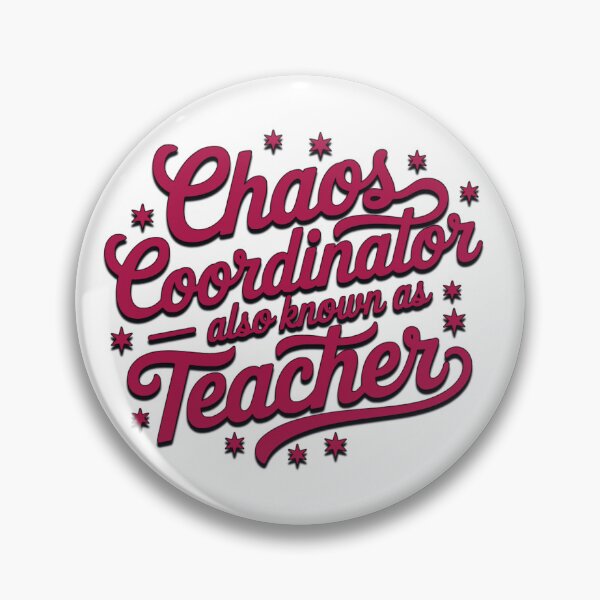 Item preview, Chaos Coordinator – Funny Teacher Quote Typography Design designed and sold by NSB-Design.