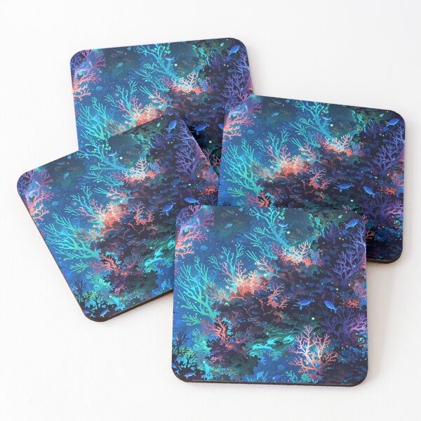 Item preview, Coral reef pattern designed and sold by CoolPixels.