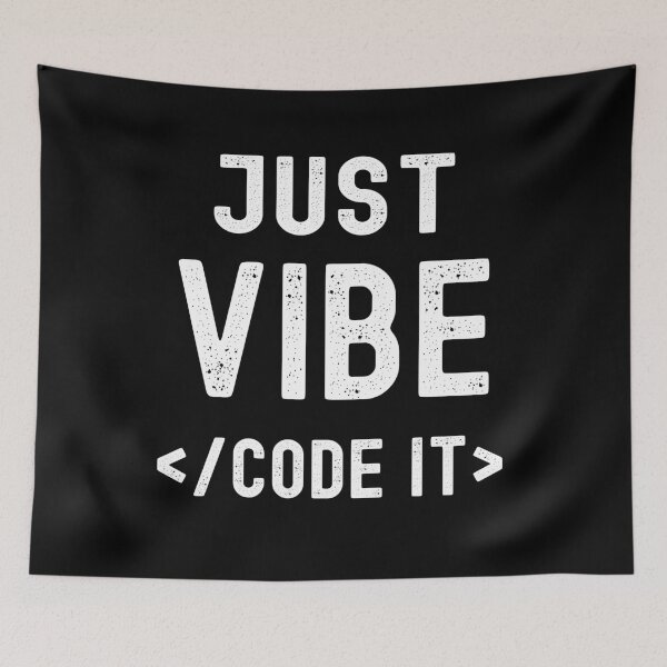 Item preview, Just Vibe Code It : Funny and hilarious gift for programmers, coders and Ai enthusiast designed and sold by thegiftedadult.