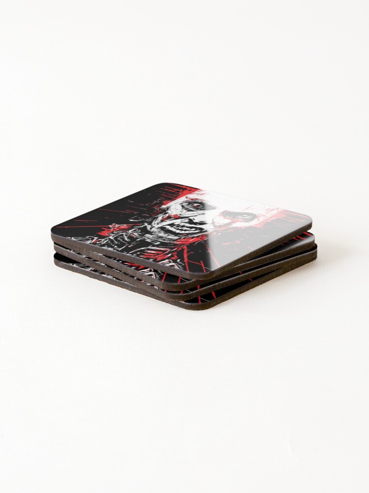 Thumbnail 4 of 5, Coasters (Set of 4), Razor designed and sold by StudioDestruct.