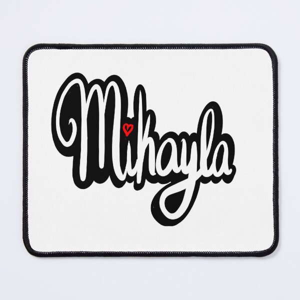 Item preview, Mikayla popular girls first name in cursive lettering white. Top 100 Personalized personalised customised name Mikayla  designed and sold by Artonmytee.