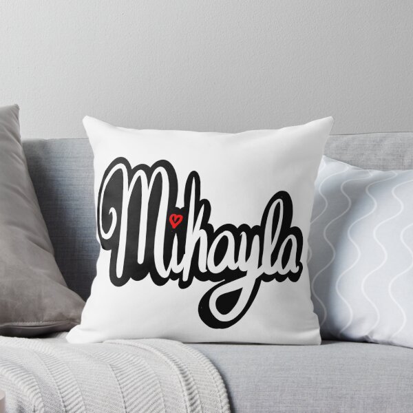 Item preview, Mikayla popular girls first name in cursive lettering white. Top 100 Personalized personalised customised name Mikayla  designed and sold by Artonmytee.