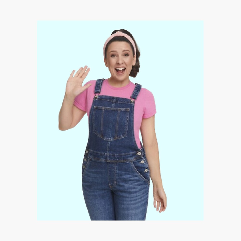 Miss Rachel Waving – Cute Toddler TV Inspired Design  Poster