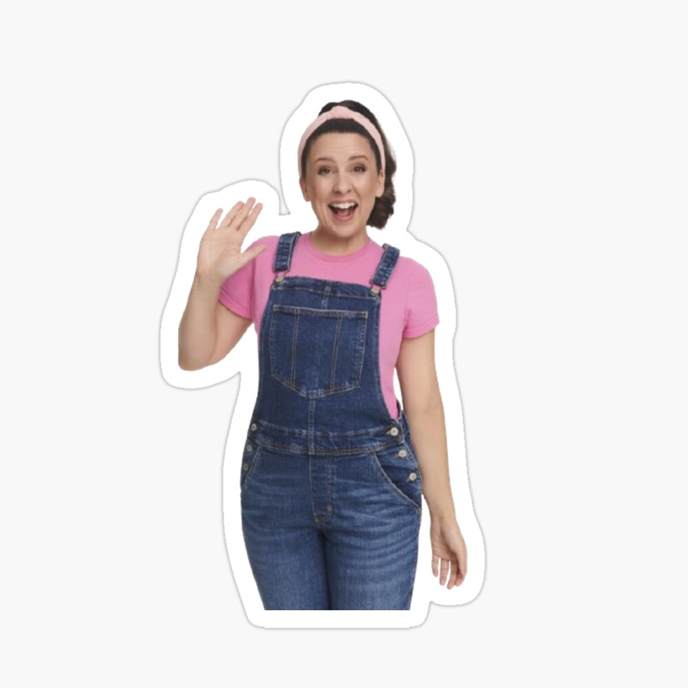 Miss Rachel Waving – Cute Toddler TV Inspired Design  Poster