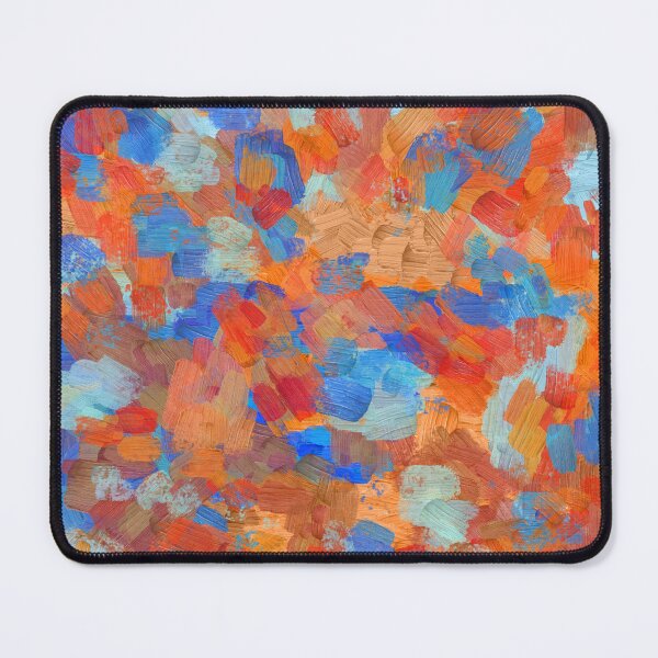 Item preview, Abstract Painting in Orange, Reds, and Blues designed and sold by Jessielee72.