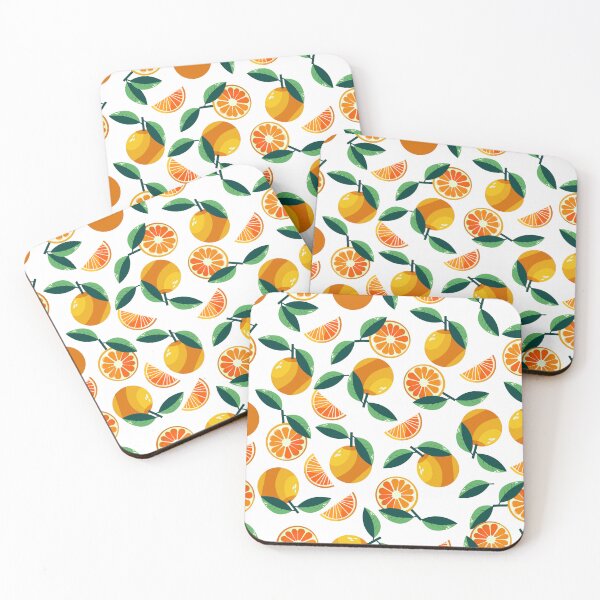 Item preview, tangerine pattern designed and sold by DesignbyAnnaM.