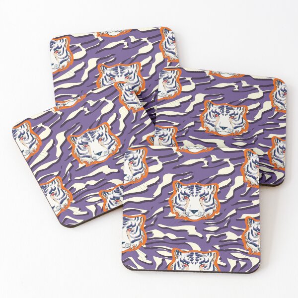 Item preview, Funky tiger animalier print  designed and sold by LaikaTheSpaceDog.