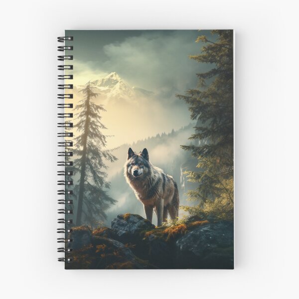 Item preview, Lobo solitario en las montañas designed and sold by Visual  Alchemy.