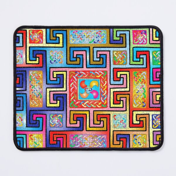 Item preview, Celtic Knot Multi-Colored Square Pattern  designed and sold by CMooreWorx.