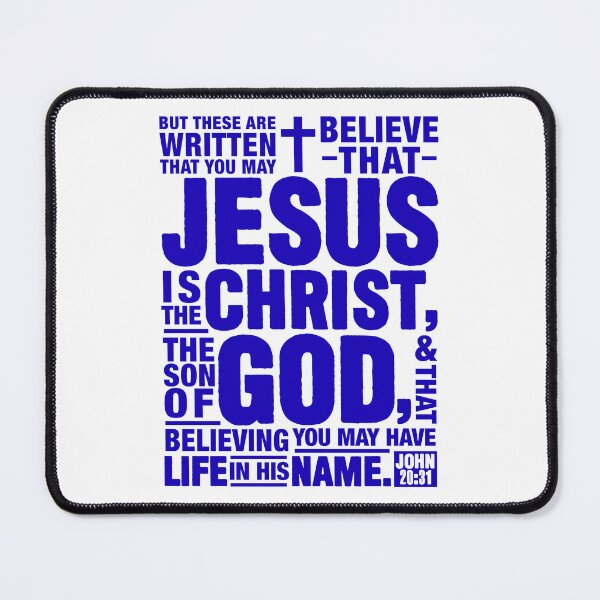 Item preview, John 20:31 Jesus is the Christ the Son of God designed and sold by plushism.