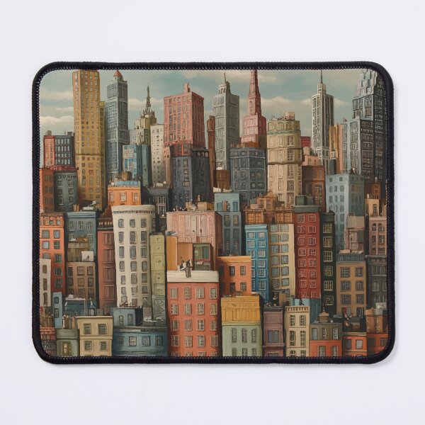 Item preview, Whimsical Dream City – Colorful Surreal Architecture designed and sold by Moss and Moon Studio.