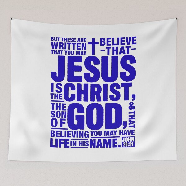 Item preview, John 20:31 Jesus is the Christ the Son of God designed and sold by plushism.