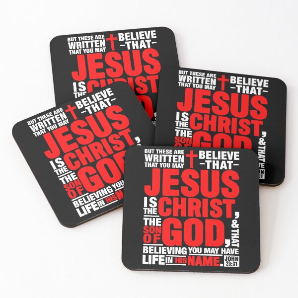 Item preview, John 20:31 Jesus Is The Christ The Son Of God designed and sold by plushism.