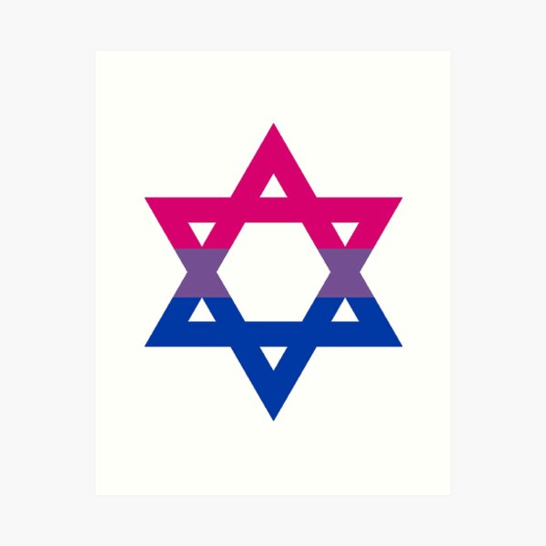 Item preview, Bisexual Star of David designed and sold by Bee-Mama.