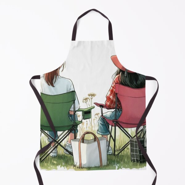 Item preview, Relaxed women on camping chairs designed and sold by Sigtrix.