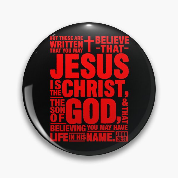 Item preview, John 20:31 Jesus is the Christ the Son of God designed and sold by plushism.