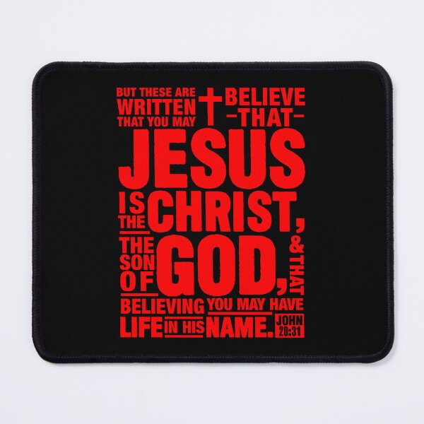 Item preview, John 20:31 Jesus is the Christ the Son of God designed and sold by plushism.