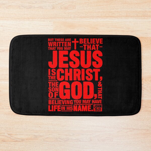 Item preview, John 20:31 Jesus is the Christ the Son of God designed and sold by plushism.