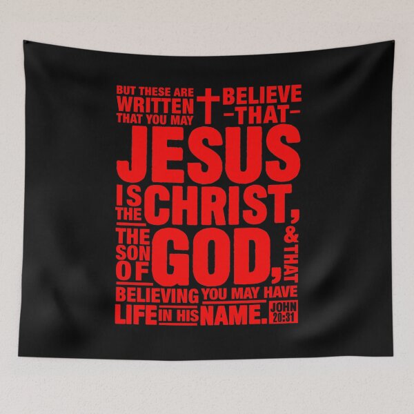 Item preview, John 20:31 Jesus is the Christ the Son of God designed and sold by plushism.