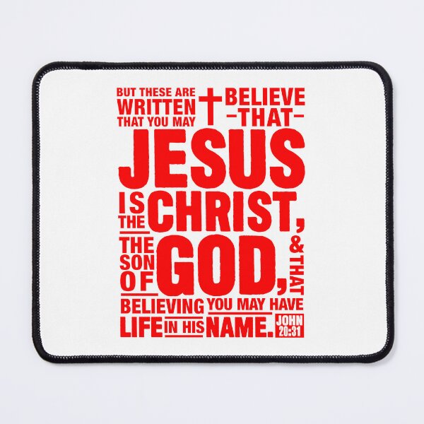 Item preview, John 20:31 Jesus Is The Christ The Son Of God designed and sold by plushism.