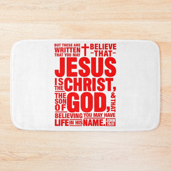 Item preview, John 20:31 Jesus Is The Christ The Son Of God designed and sold by plushism.