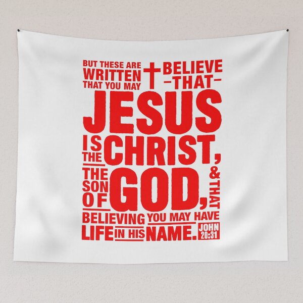 Item preview, John 20:31 Jesus Is The Christ The Son Of God designed and sold by plushism.