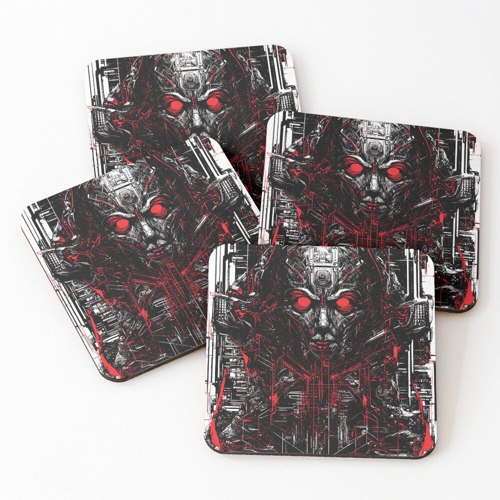 Item preview, Coasters (Set of 4) designed and sold by StudioDestruct.