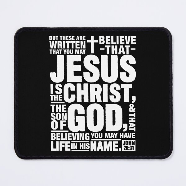 Item preview, John 20:31 Jesus is the Christ the Son of God designed and sold by plushism.