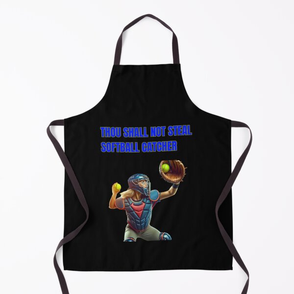 Item preview, Thou Shall Not Steal Softball Catcher designed and sold by TrendsLook.