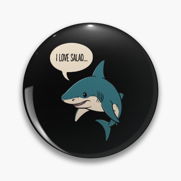 Item preview, Sharkasm 'I Love Salad'  designed and sold by DashBliss.