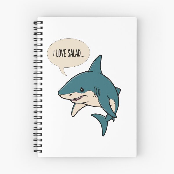 Item preview, Sharkasm 'I Love Salad'  designed and sold by DashBliss.