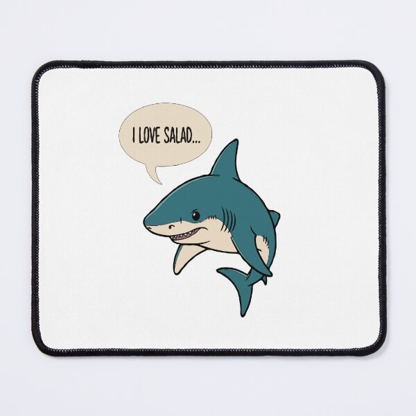 Item preview, Sharkasm 'I Love Salad'  designed and sold by DashBliss.