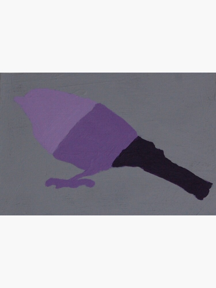 Thumbnail 3 of 3, Sticker, A Purple Bird designed and sold by artistDanJ.