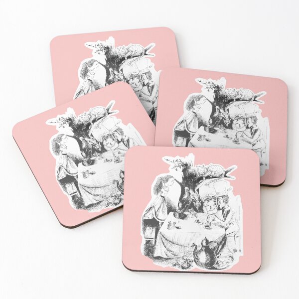 Item preview, Alice in Wonderland - The Mad Hatter Tea Party (original drawing by ACCI) designed and sold by VanyssaGraphics.