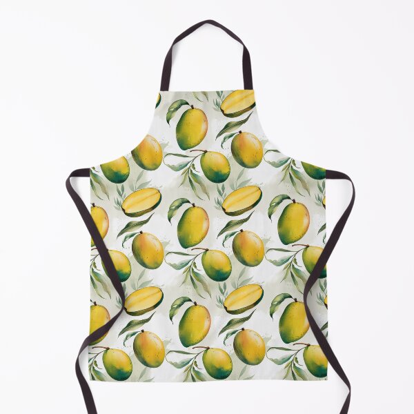 Item preview, Vintage Watercolor Mango Seamless Pattern designed and sold by Verycutethings.